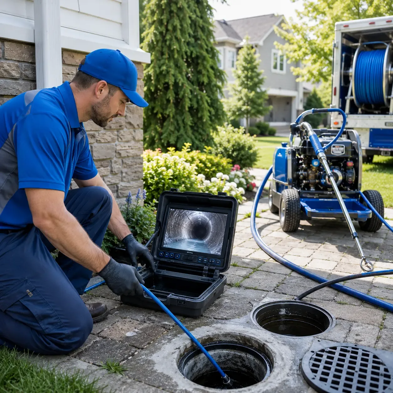 Outdoor drain cleaning professionals serving Cushman, AR